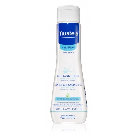 Mustela Bebe Dermo Cleansing - гель для тіла та волосся для дітей 200 мл Mustela Bebe Dermo Cleansing - гель для тіла та волосся для дітей 200 мл