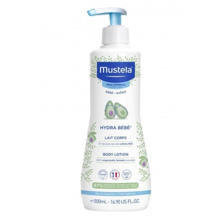 Зволожувальний лосьйон для тіла Mustela Hydra Bebe Body Lotion 500 мл Зволожувальний лосьйон для тіла Mustela Hydra Bebe Body Lotion 500 мл