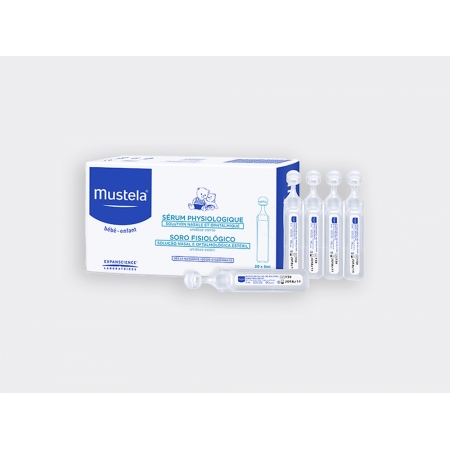 Mustela Bebe Enfant, фізіологічна сироватка, 5 мл х 20 ампул
