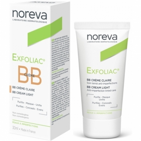 Noreva Exfoliac BB Cream Light Крем від недоліків шкіри