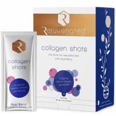 Колагенові шоти для красивої шкіри з ягодами Асаи 30саше Rejuvenated Сollagen Shots 10 000 mg per serving