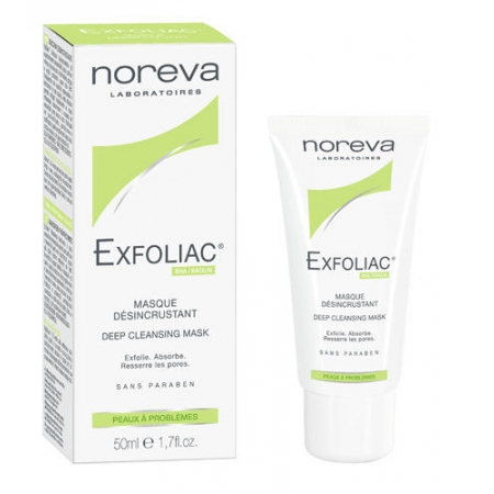 Глибоко очищувальна маска Noreva Exfoliac Deep Cleansing Mask 50мл