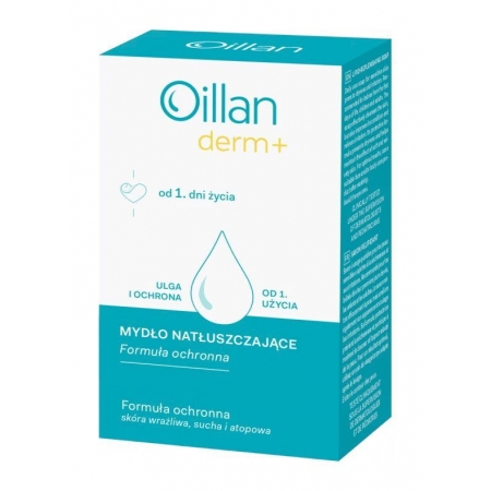 Oillan med+ Дитяче живильне мило для сухої, атопічної шкіри 100 гр Oillan med+ Дитяче живильне мило для сухої, атопічної шкіри 100 гр