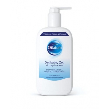 Oilatum gel delikatny  – гель для миття тіла, з 1 дня життя, 400 мл