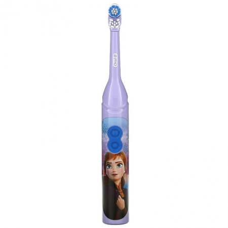 Oral-B, дитяча зубна щітка на батарейках, м’яка щетина, Frozen Disney