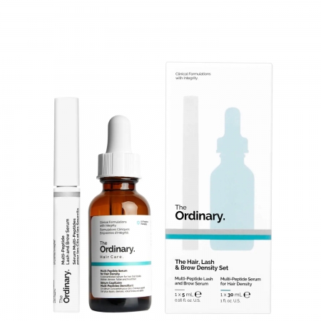 The Ordinary - Multi Peptide Serum for Hair Density - Багатопептидна сироватка, що збільшує густоту волосся - 60 ml + сироватка для вій і брів 5 мл