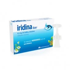 Краплі для очей c ефектом "відбілювання" Iridina Due Monodose 10шт по 0,5мл
