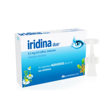 Краплі для очей c ефектом "відбілювання" Iridina Due Monodose 10шт по 0,5мл