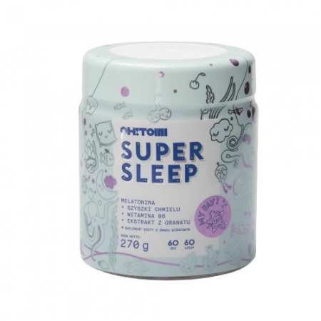 OH!TOMI Super Sleep, 60 шт – жувальні вітаміни для здорового сну OH!TOMI Super Sleep, 60 шт – жувальні вітаміни для здорового сну