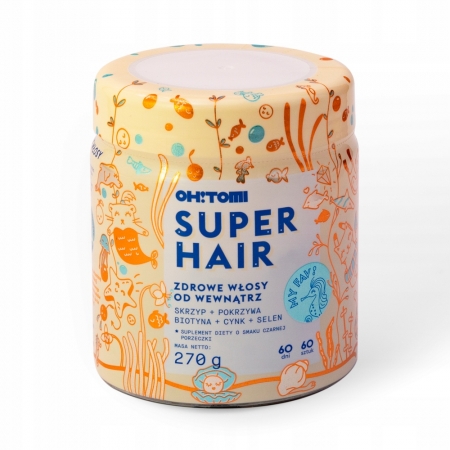 Oh!Tomi Super Hair – Желейки проти випадіння волосся, 60 шт.