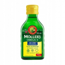 Mollers tran omega-3 норвезький риб'ячий жир для дітей від 3 років та дорослих 150мл (цитрус)