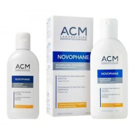 Освіжуючий шампунь від випадіння волосся ACM Laboratoires Novophane Energizing Shampoo 100мл