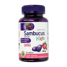 SAMBUCUS KIDS - желейки зі смаком малини - 60 шт.