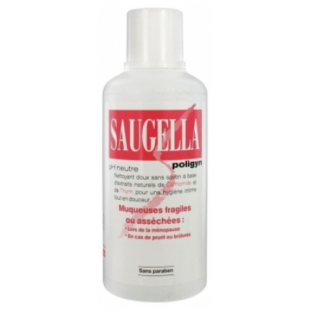 Saugella Poligyn 500 ml Інтимне мило для жінок при сухості