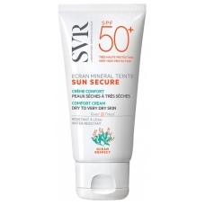 SVR Sun Secure Tinted Mineral Screen мінеральний сонцезахисний крем з тоном SPF50+ для сухої та дуже сухої шкіри 60 г