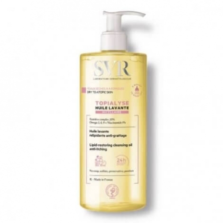 SVR Topialyse Huile Lavante -  очищуюча міцелярна олія  для обличчя та тіла 1000мл