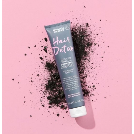 Umberto Giannini Hair Detox Шампунь очищeючий з активованим вугіллям для детоксикації волосся 