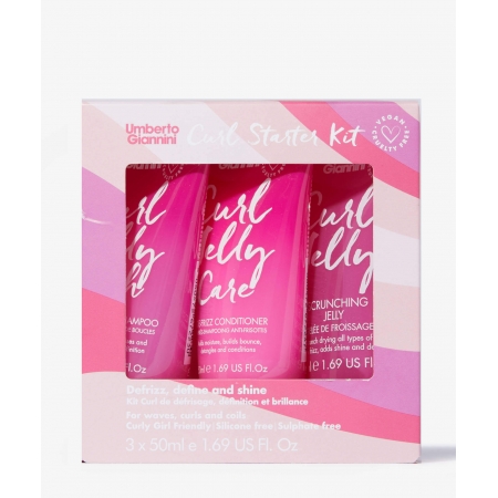 Набір для кучерявого волосся Umberto Giannini Curl Starter Kit 3 x 50ml