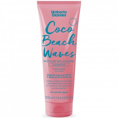 Umberto Giannini Coco Beach Waves Shampoo 250ml - Шампунь для текстури та пляжних хвиль