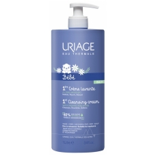 Uriage Bébé 1st Cream Lavante 1 л — ніжний очищувальний крем-гель для шкіри та волосся немовлят