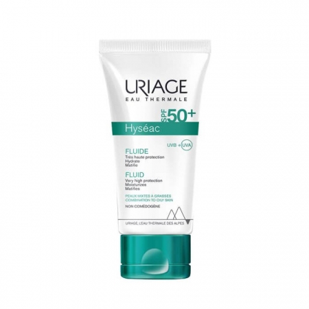 Сонцезахисний флюїд SPF 50 Uriage Hyseac SPF 50 Fluid