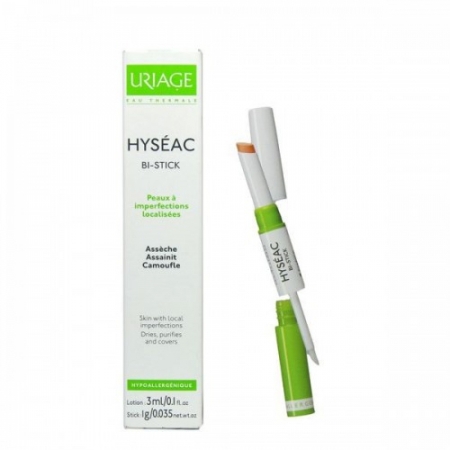 Uriage Hyseac Bi Stick (gel/3ml + stick/1g) Коректор-догляд для проблемної шкіри