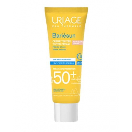 Uriage Suncare product Бар'єсан сонцезахисний тональний крем SPF50+ (Clair)