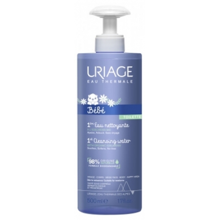 Uriage Bebe 1st Cleansing Water Вода для очищення дитяча, 500 мл