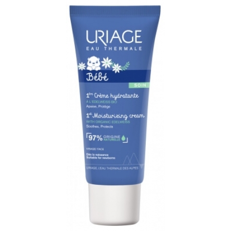 Uriage Bébé 1st Moisturizing Cream Hydratante 40 ml зволожуючий крем для дітей Uriage Bébé 1st Moisturizing Cream Hydratante 40 ml зволожуючий крем для дітей