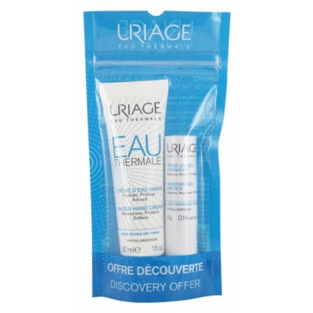 Крем для рук і Зволожуючий стік для губ Uriage Moisturizing Lipstick