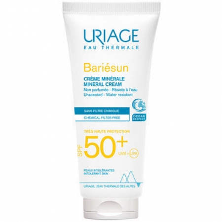 Uriage Bariesun Mineral Cream Very High Protection SPF 50+ Сонцезахистний мінеральний крем SPF50+ 