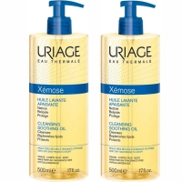 Набір URIAGE Xemose Cleansing Soothing Oil - Заспокійлива очищуюча олія 2х500 мл