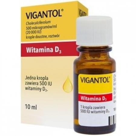 Vigantol DЗ вигантол вітамін D3 для новонароджених , немовлят та дорослих 10мл