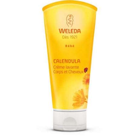 Дитячий шампунь-гель для волосся та тіла Weleda Baby Calendula Shampoo & Body Wash 200мл